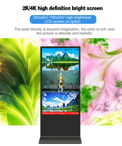 Free Standing ultra Thin 65 Inch Interactive Signage Display Single Sided Touch Screen <strong>Computer</strong> Monitor - Product Image 2