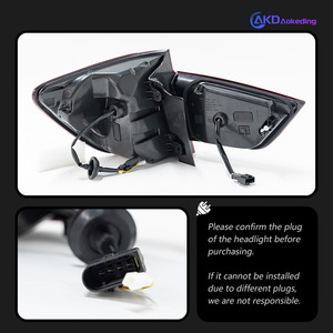 2010-2017 BM X3 akan LED dönüş sinyali yarış hoşgeldiniz işık meclisi özel olarak tasarlanmış F25 arka kuyruk işık 12V kırmızı yeni - Product Image 4