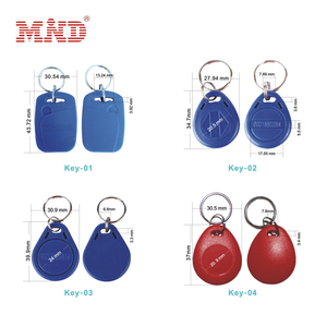 14443 ISO/IEC ชนิด A RFID กุญแจ125kHz เขียนซ้ำได้32มม. พวงกุญแจโลหะ - Product Image 5