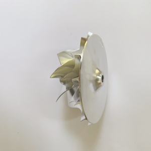 <strong>K27</strong> 5327-123-2335 58.74/82.60mm 7+7blades High Performance <strong>Turbo</strong> Milling/aluminum 2618/billet Compressor Wheel for 70000175585 - Product Image 5