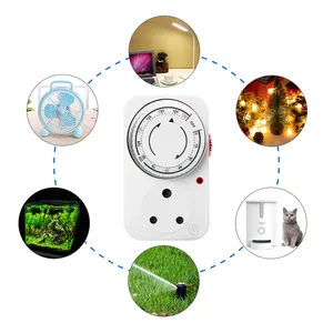 16A Reino Unido Temporizador eléctrico Enchufe Alemán 24 horas Controlador de enchufe europeo Carga automática Tiempo de apagado 20A Conectividad WiFi - Product Image 4