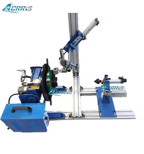 Automatic Welding Positioner <strong>Rotary</strong> <strong>Table</strong> <strong>100</strong> <strong>Mm</strong> Hole for Pipe Turning Welding