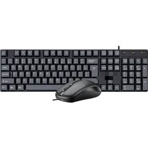 Precio al por mayor simplicidad y practicidad Kit de teclado y ratón con cable USB para juegos de oficina teclado y ratón 2 en 1 set - Product Image 1