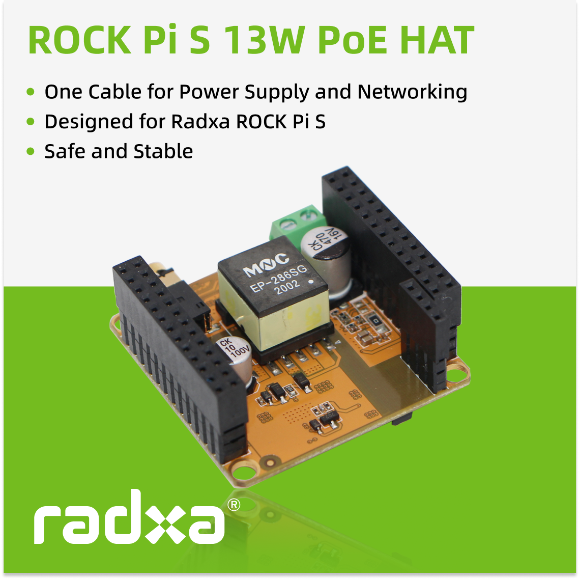 Pi S 13W POE HAT