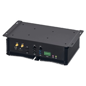 升级核心第十代i7 i5无风扇电脑minipc 8 USB端口双局域网6 com Linux工业迷你电脑办公