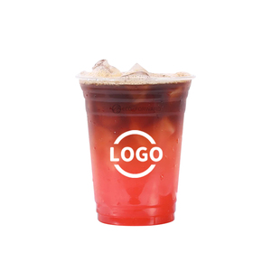 ถ้วยกาแฟสําหรับสัตว์เลี้ยงขนาด 16 ออนซ์เครื่องดื่มเย็นชาฟองโบบาถ้วยพลาสติกแบบใช้แล้วทิ้ง - Product Image 1