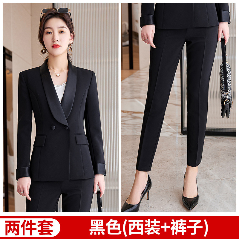 Black suit pants