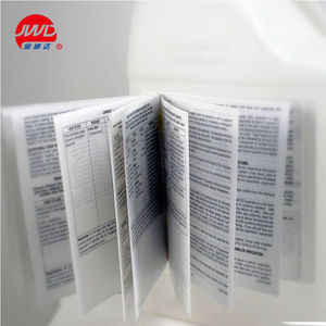 定制药品小册子多层不干胶产品瓶用纸生产手册 - Product Image 3