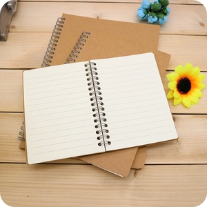 Quotidiano alla rinfusa marrone Blank Kraft Journal Notebook stampato a buon mercato cucito con rilegatura per cucire - Product Image 1