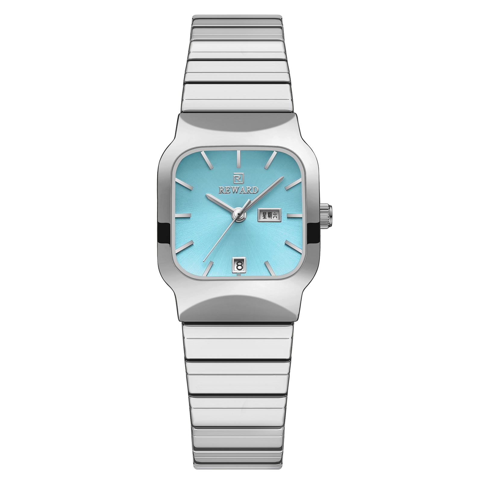 silver light blue for lady