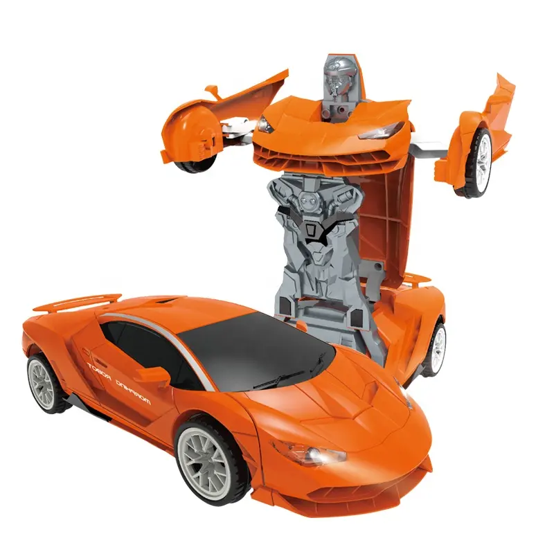 Precio barato niños Mini deformación vehículo juguetes transformar coche Robot al por mayor