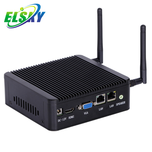ELSKY Fanless Pocket Celeron Mini PC Linux Nano 19 Dual Cores J1900 Procesador con LAN para computadora industrial 12V DDR3 MSATA - Product Image 4