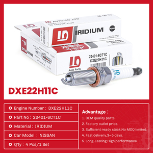 1D AUTOMOTIVE PARTS IRIDIUM SPARK PLUG DXE22H11C OEM:<strong>22401</strong>-6CT1C IRIDIUM SPARK PLUG for NISSAN - Product Image 2