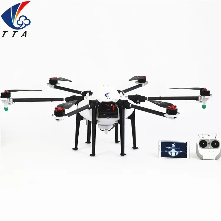 TTA agricultura drone pulverización UAV pulverizador drone helicóptero