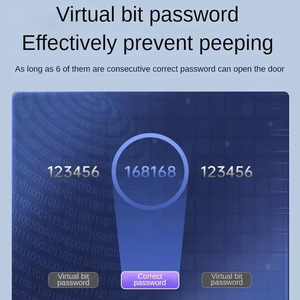 Mehrsprachiges Passwort 3D-Gesichtserkennung Intelligentes Türschloss mit Kamera und Finger abdruck Automatische Tuya Wifi Smart Lock Tür - Product Image 6