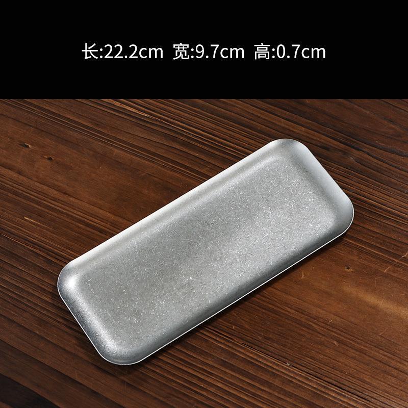22cm rectangular towel tray (snowflake sand)