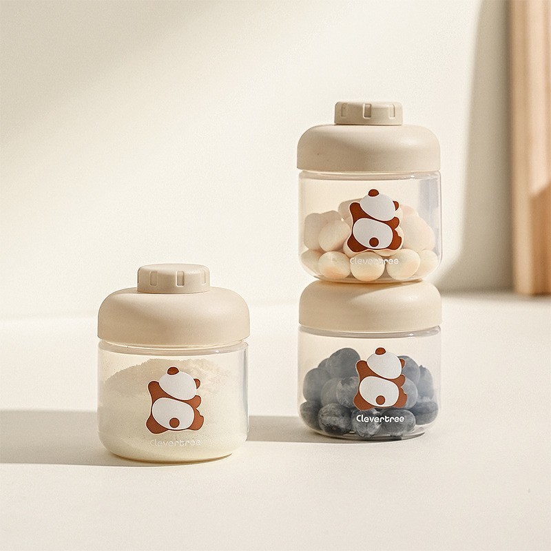 3pcs-Light Yellow-Tritan-Panda