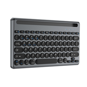Teclado inalámbrico recargable para CellphoneTablet PC Smart TV Macbook iOS Android Windows Teclados multidispositivo