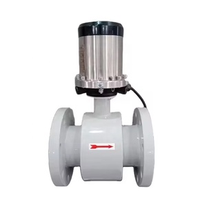 Pokcenser Electromagnetic <strong>Flowmeter</strong> Made in China 4-20mA <strong>Pulse</strong> Frequency <strong>Output</strong> LCD OLED Flow Indicator - Product Image 3