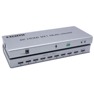 4K HDMI 9X1 Quad Screen Multiviewer variety of video segmentation, seamless switching 9 HD <strong>input</strong> signal synchronously - Product Image 5