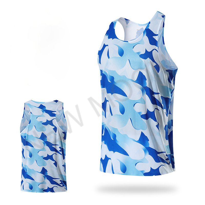 Azul y blanco