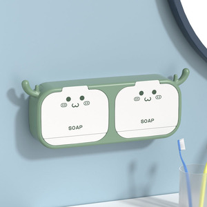 キッチンソープコンテナ家庭用アクセサリードライホルダー壁取り付け