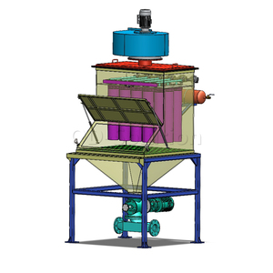 Robuste Bag Dump Station Automatisches Entlade system für kleine Beutel mit vibrierendem Sichter - Product Image 1