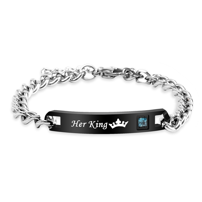 Herking para hombre, plateado y negro, modelo 1.