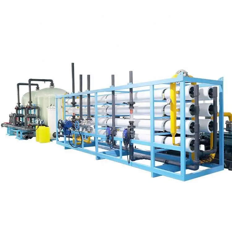 محطات معالجة مياه الآبار مصنع الألبان آلات تحلية مياه البحر التناضح العكسي فلتر مياه المصنع الصناعي