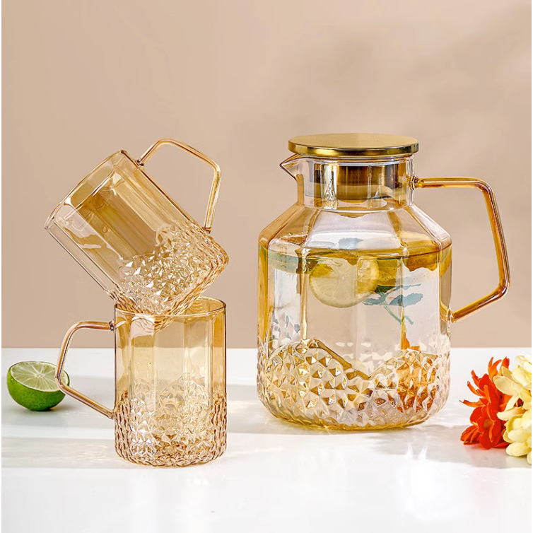 1.8-liter transparent thousand-leaf teapot