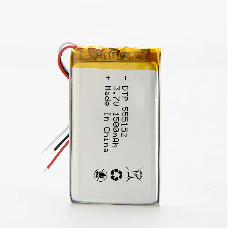 555152 литий-полимерный аккумулятор 1500 мАч 3,7 в