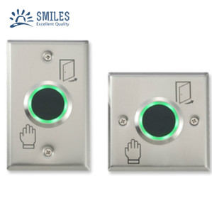 Interruptor de Sensor sin contacto infrarrojo, botón de salida sin contacto, compatible con el tiempo y la distancia ajustable - Product Image 1