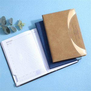 LABON Leather Cover <strong>Notebook</strong> Custom Printing 2023 Agendas Calendar Goal Weekly Planner <strong>With</strong> <strong>Index</strong> - Product Image 3