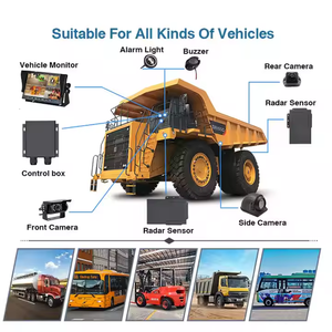 CareDrive 77Ghz AI検出システム3レベル警報レーダー障害物回避安全監視ロジスティクス車両フリート