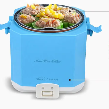 Popular hot sell 12V 24V DC portable electric travel multi rice cooker mini with warranty