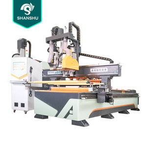 Multi Spindles 4x8 ft <strong>Cnc</strong> Nesting <strong>Router</strong> Wooden Furniture Door Making Machinery <strong>Cnc</strong> 1325 <strong>Machine</strong> Atc Wood <strong>Router</strong> - Product Image 1