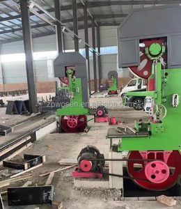 Mjahşap şerit testere makine ağaç İşleme dikey bantlı testere tezgahı - Product Image 2