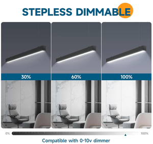 Fabrika özel tasarım kapalı hat aydınlatma özel boyut 3 CCT LED lineer ışıkları seçin - Product Image 3