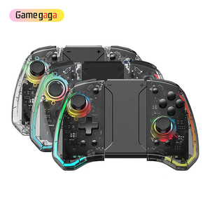 Control Inalámbrico para Juegos LinYuvo, Turbo, Giroscopio de Seis Ejes, Estilo Transparente, Respiración Arcoíris, Controlador LED de 8 Colores para NS - Product Image 6