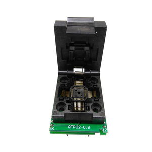 IC51 IC Programmer SMD IC Tester TQFP32 Socket Block Program ATMEGA328P-AU STM8 0.8mm Pitch 7*7mm IC Test Socket Adapter - Product Image 2