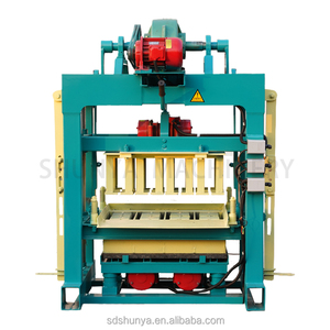 Máquinas De Material De Construção <span class=keywords><strong>QTJ4</strong></span>-<span class=keywords><strong>40</strong></span> Semiautomático Cimento Bloqueio Bloco Tijolo Fazendo Máquinas para Fábrica Profissional
