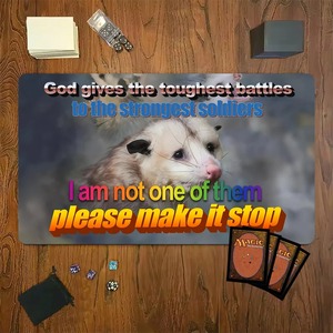 Vui Memes Thẻ Phong Cách Trò Chơi MTG Playmat Thu thập Ma Thuật Chuột Pad Máy Tính Văn Phòng Mousepad Không-Trượt Giao Dịch Thẻ Bàn - Product Image 3