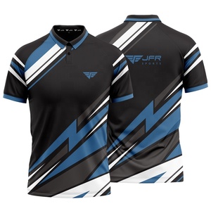 The Black Polo Shirt Is Composed of Red Gray and White Triangular Patterns Which Is <strong>Very</strong> Creative for City <strong>Walk</strong> - Product Image 3