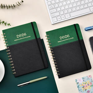 Biểu Tượng Tùy Chỉnh A5 Máy Tính Xách Tay Cá Nhân In Máy Tính Xách Tay Xoắn Ốc PU Da Tạp Chí Với Logo Khuyến Mại Quà Tặng Doanh Nghiệp - Product Image 5