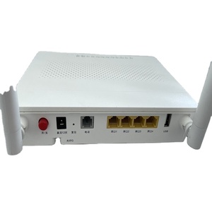 โรงงานไฟเบอร์ออปติก FTTH GPON ONU 4GE + 2WIFI + 1POTS + 1USB + CATV + Tel + ดาวเทียมเทอร์มินัลเครือข่าย FTTH CATV พอร์ต GPON โมเด็ม - Product Image 1