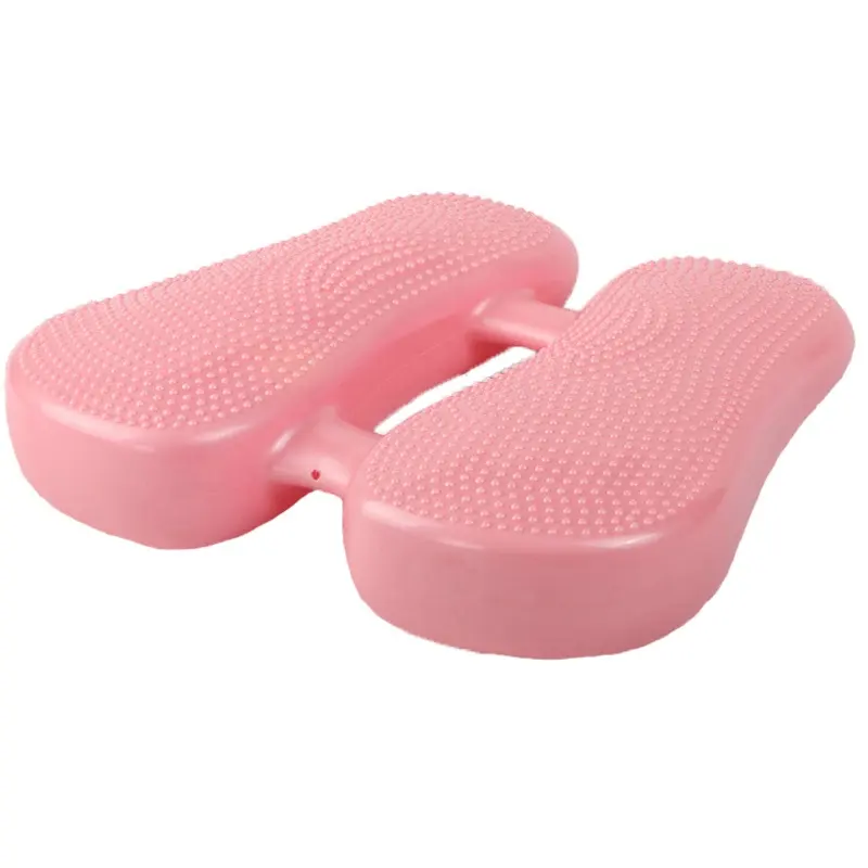 Kadın Mini şişme step PVC masaj noktaları Wobble denge yastığı kurulu ince ağrı kesici hava step Fitness eğitimi için