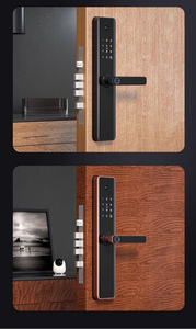 Tuya Wi-Fi Video Intercom Smart Türschloss mit HD-Kamera Sichtbarer Bildschirm App-Karten code Kompatibel mit Glas Aluminium Holztür - Product Image 4
