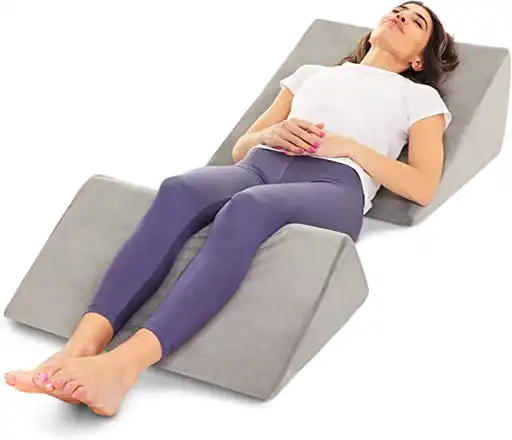 Yatak kama yastık soğutma jeli bellek köpük üst yükseltilmiş destek yastığı alt sırt ağrısı için asit reflü mide ekşimesi alerjileri horlama