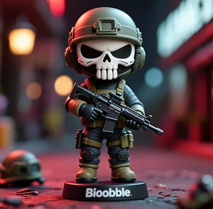 Tùy chỉnh siêu mát mẻ cuộc gọi của nhiệm vụ cổ điển nhân vật ma nhựa bobblehead-Handmade 7 "linh vật gật đầu trang trí - Product Image 2