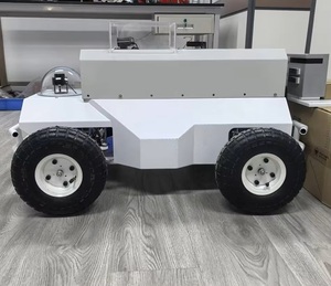 4WD Ros умный автомобильный инспекционный робот с автоматическим вождением, переднее рулевое шасси для строительной техники - Product Image 5